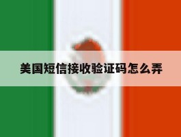 美国短信接收验证码怎么弄
