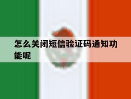 怎么关闭短信验证码通知功能呢