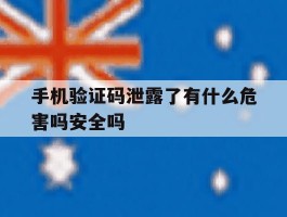 包含手机验证码泄露了有什么危害吗安全吗的词条