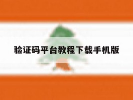 验证码平台教程下载手机版