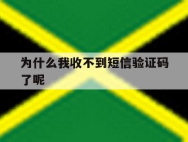 为什么我收不到短信验证码了呢