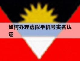 如何办理虚拟手机号实名认证