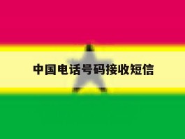 中国电话号码接收短信