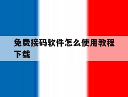免费接码软件怎么使用教程下载