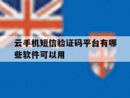 云手机短信验证码平台有哪些软件可以用的简单介绍
