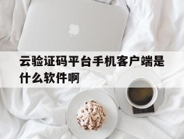 云验证码平台手机客户端是什么软件啊的简单介绍