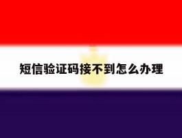 短信验证码接不到怎么办理