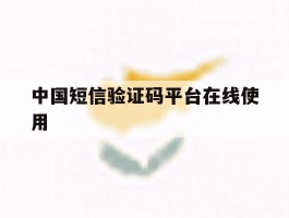 中国短信验证码平台在线使用
