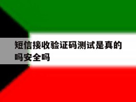 短信接收验证码测试是真的吗安全吗