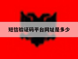 短信验证码平台网址是多少