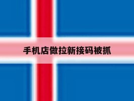 手机店做拉新接码被抓的简单介绍