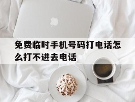 免费临时手机号码打电话怎么打不进去电话