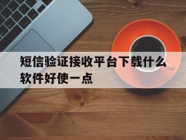 短信验证接收平台下载什么软件好使一点