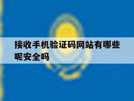 接收手机验证码网站有哪些呢安全吗