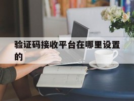 验证码接收平台在哪里设置的