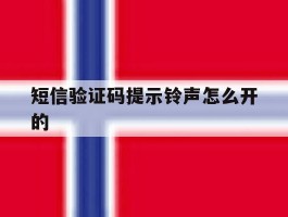 短信验证码提示铃声怎么开的