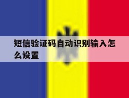 短信验证码自动识别输入怎么设置