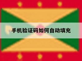 手机验证码如何自动填充