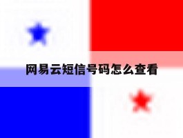 网易云短信号码怎么查看
