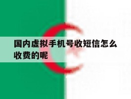 国内虚拟手机号收短信怎么收费的呢