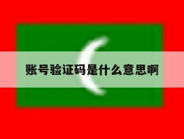 账号验证码是什么意思啊