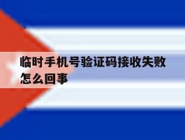 临时手机号验证码接收失败怎么回事