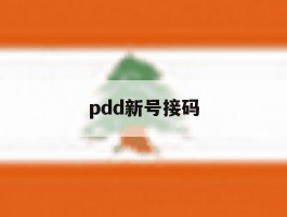 pdd新号接码