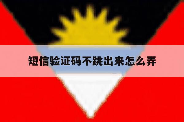 短信验证码不跳出来怎么弄 短信验证码不跳出来怎么弄