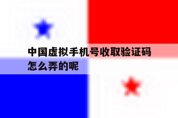 中国虚拟手机号收取验证码怎么弄的呢 中国虚拟手机号收取验证码怎么弄的呢