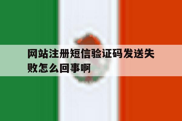 包含网站注册短信验证码发送失败怎么回事啊的词条