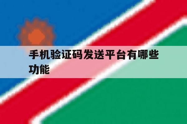 手机验证码发送平台有哪些功能 手机验证码发送平台有哪些功能