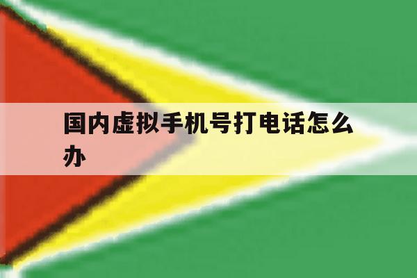 国内虚拟手机号打电话怎么办 国内虚拟手机号打电话怎么办