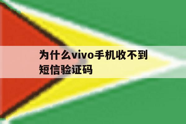 为什么vivo手机收不到短信验证码 为什么vivo手机收不到短信验证码